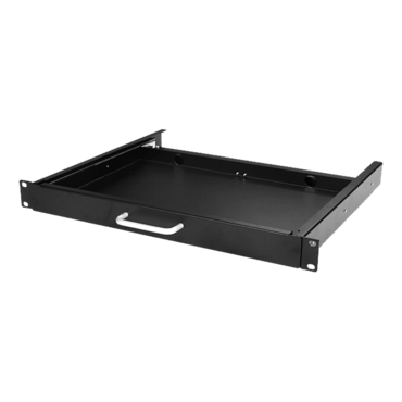 WOR1511-KBR1U, 15U, 1100mm, Adjustable Open-frame Server Rack with 1U Keyboard Drawer