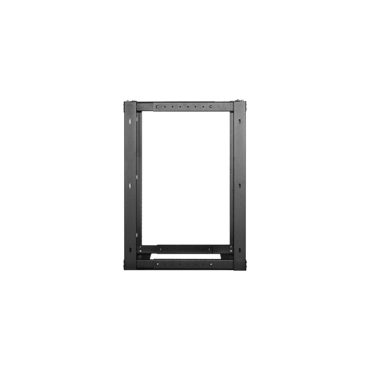 WOR2211-PD10, 22U, 1100mm, Adjustable Open-frame Server Rack with 1U 10-out Overload Circuit Breaker Protection PDU