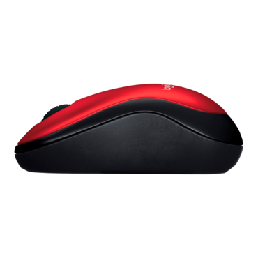 M185, 1000-dpi, Wireless, Red, Optical Mouse