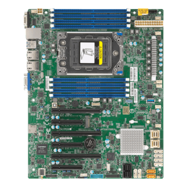 H11SSL-i, AMD SoC, SP3, DDR4-2666 1TB RDIMM / 8, M.2 SATA, SuperDOM, VGA, GbLAN / 2, ATX OEM