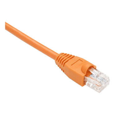 PC6A-10F-BLK-S 10ft. Cat6a Ethernet Patch Cable with Snagless RJ45 Orange