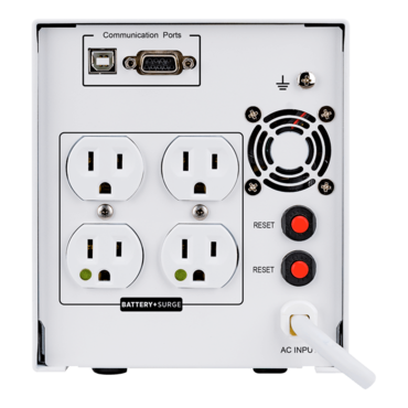 Medical Grade M550L, LCD, 550 VA/440 W, Simulated Sine Wave, Tower UPS