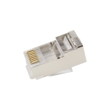 1pcs Shielded Cat6 RJ45 STP 8P8C Crimp Connectors for Solid and Stranded Cable