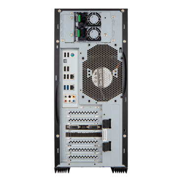 IW-PL052X.B3, 4x 5.25&quot;, 1x 3.5&quot; External Bays, 5x 3.5&quot;/2.5&quot; Internal Bays, No PSU, EEB, Black, Mid Tower Chassis - TAA Compliant