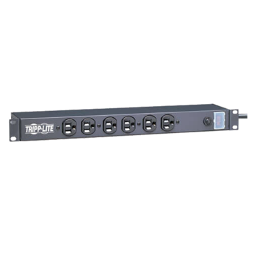 RS-0615-F, 6 Outlets, 15-ft cord, 120V/15A, Black, Power Strip