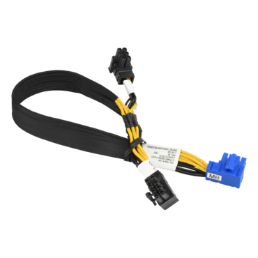 8-Pin Right Angle CPU to 8-Pin + 6-Pin PCIe 34cm GPU Cable (CBL-PWEX-1061)