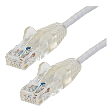 N6PAT3GRS, 3 ft. CAT6 Ethernet Cable - Slim - Snagless RJ45 Connectors - Gray