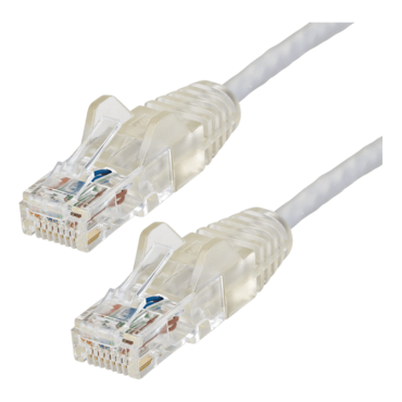 N6PAT6INGRS, 6 in. CAT6 Ethernet Cable - Slim - Snagless RJ45 Connectors - Gray