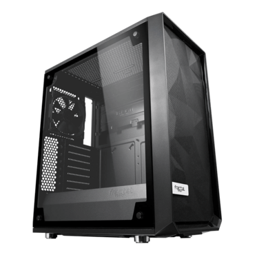 Meshify C TG Clear, Tempered Glass, No PSU, ATX, Black, Mid Tower Case