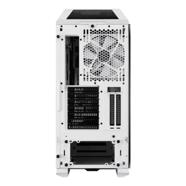 MasterCase H500P Mesh White Tempered Glass, No PSU, E-ATX, White, Mid Tower Case