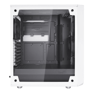 Meshify C TG Clear, Tempered Glass, No PSU, ATX, White, Mid Tower Case