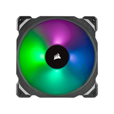 ML140 PRO RGB 2 x 140mm, w/ Controller, RGB LEDs, 1200 RPM, 55.4 CFM, 20.4 dBA, Cooling Fans