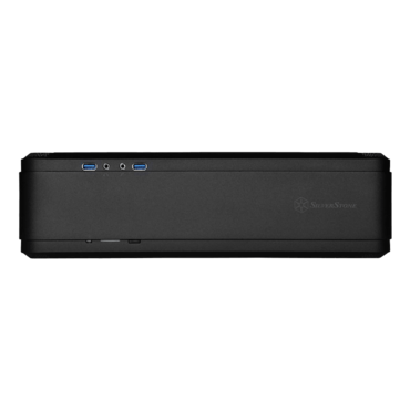 Fortress FTZ01-E, No PSU, Mini-ITX, Black, Slim HTPC Case