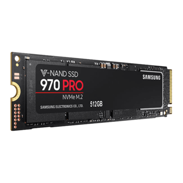 512GB 970 PRO 2280, 3500 / 2300 MB/s, V-NAND 2-bit MLC, PCIe 3.0 x4 NVMe, M.2 SSD