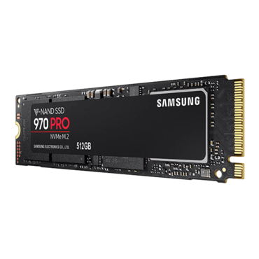 512GB 970 PRO 2280, 3500 / 2300 MB/s, V-NAND 2-bit MLC, PCIe 3.0 x4 NVMe, M.2 SSD