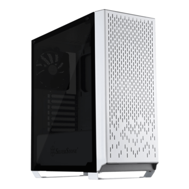 Primera Series SST-PM02W-G Tempered Glass, No PSU, ATX, White, Mid Tower Case