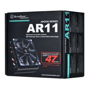 SST-AR11, 47mm Height, 95W TDP, Copper/Aluminum CPU Cooler