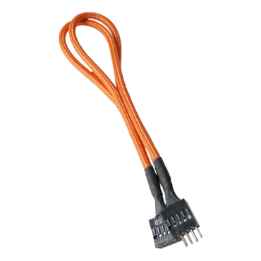 Orange Alchemy Multisleeved USB Extension Cable, 30cm