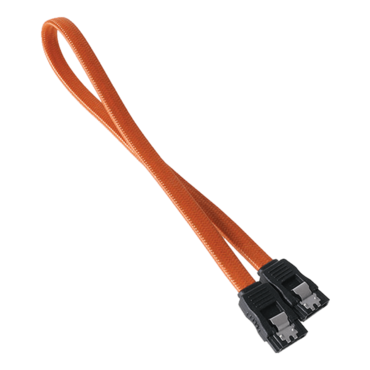 Orange Alchemy Multisleeved SATA Cable, 30cm