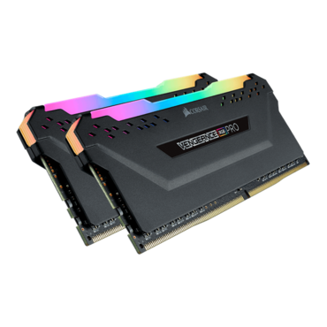 16GB Kit (2 x 8GB) VENGEANCE® RGB Pro DDR4 3000MHz, CL15, Black, RGB LED, DIMM Memory