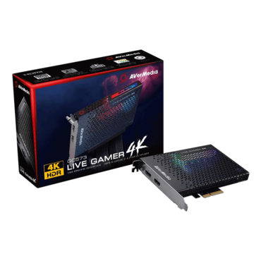 Live Gamer 4K (GC573), 2160p 60Hz HDR Passthrough / 2160p 60Hz Capture, PCIe Capture Card