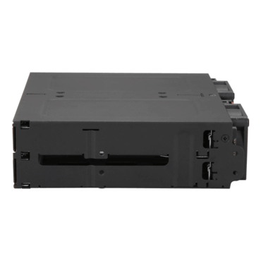 ToughArmor MB699VP-B Rugged Full Metal 4 Bay 2.5 inch NVMe U.2 SSD Mobile Rack For External 5.25 inch Bay (Black)                