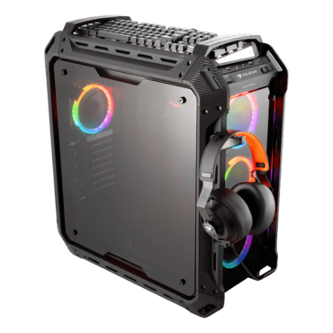 Panzer Evo RGB, Tempered Glass, No PSU, E-ATX, Black, Full Tower Case