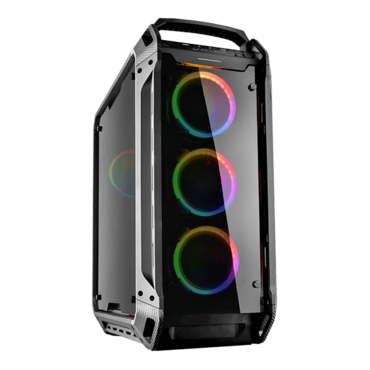 Panzer Evo RGB Tempered Glass, No PSU, E-ATX, Black, Full Tower Case