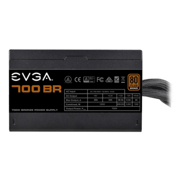 700 BR, 80 PLUS Bronze 700W, No Modular, ATX Power Supply