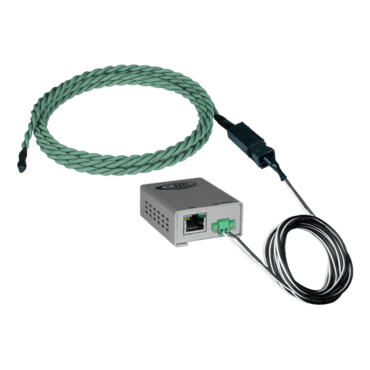 Legacy Chemical Detection Sensor, Rope-Style, 10 ft chemical sensor cable, 20 ft 2-wire cable