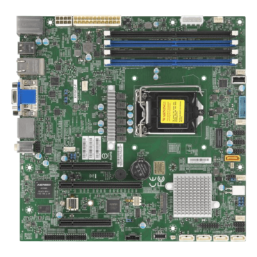 X11SCZ-F, Intel C246, LGA 1151, DDR4-2666 64GB UDIMM / 4, DisplayPort, M.2 / 2, GbLAN / 2, microATX Retail