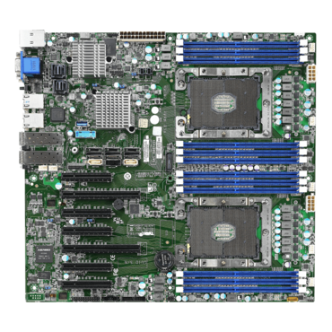 Tempest CX S7103 (S7103GM2NR-2F-L2), Intel C622, LGA 3647 / 2, DDR4-2666 1.5TB 3DS LRDIMM / 12, SATADOM / 2, VGA, 10GbLAN SFP+ / 2, E-ATX Retail