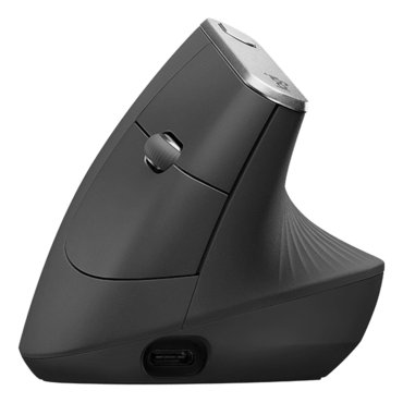 MX VERTICAL, 4000-dpi, Bluetooth/Wireless, Graphite, Optical Ergonomic Mouse