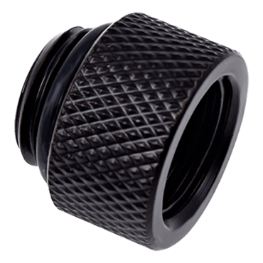 Eiszapfen G1/4&quot; Male to Female Extender Fitting - 10mm - Black