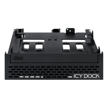 FLEX-FIT Quinto MB344SPO 4x 2.5 inch HDD / SSD & Slim / Ultra-Slim ODD Mounting Bracket for 5.25 inch Bay (Black)