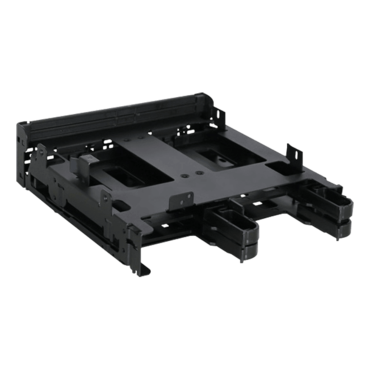 FLEX-FIT Quinto MB344SPO 4x 2.5 inch HDD / SSD & Slim / Ultra-Slim ODD Mounting Bracket for 5.25 inch Bay (Black)