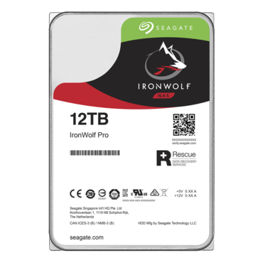 12TB IronWolf Pro ST12000NE0008, 7200 RPM, SATA 6Gb/s, 256MB cache, 3.5&quot; HDD