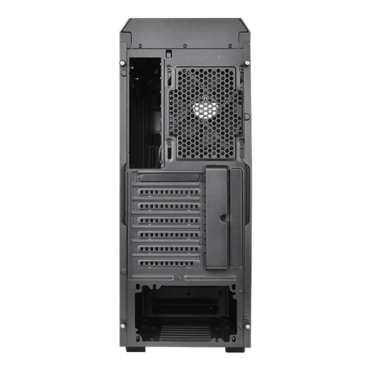V100 Perforated, No PSU, ATX, Black, Mid Tower Case