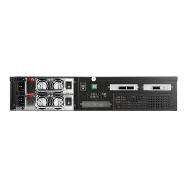 DAGE212U40BK-3MS-R, 12x 3.5" Hotswap Bays, 550W Rdt PSU, Black, 2U Chassis