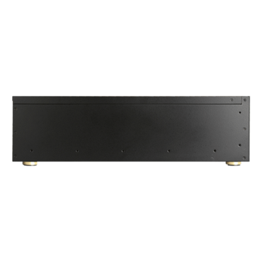 D-350HN-DT-RED, Red HDD Handle, 1x Slim 5.25", 3x 3.5", 5x 3.5" Hotswap Bays, No PSU, ATX, Black/Red, 3U Chassis