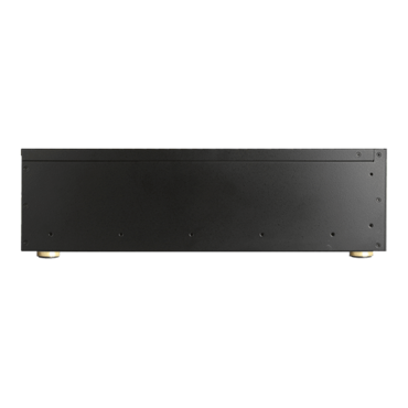 D-340HN-DT-RED, Red HDD Handle, 1x Slim 5.25", 3x 3.5", 4x 3.5" Hotswap Bays, No PSU, ATX, Black/Red, 3U Chassis