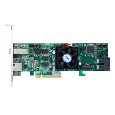 ARC-1884IXL-8, SAS 12Gb/s, 12-Port, PCIe 3.0 x8, Controller with 2GB Cache, Includes 2x Internal MiniSAS HD (SFF-8643) to 4x SATA Cables