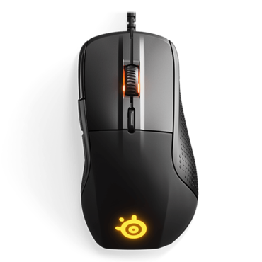 Rival 710, RGB, 12000-dpi, Wired, Black, Optical Gaming Mouse