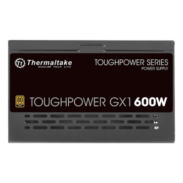 Toughpower GX1, 80 PLUS Gold 600W, No Modular, ATX Power Supply