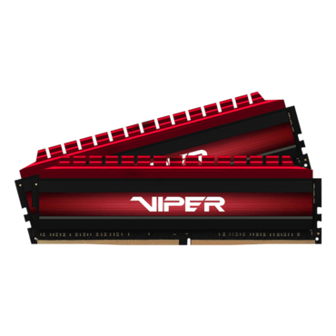 16GB Kit (2 x 8GB) Viper 4 DDR4 3200MHz, CL16, Black-Red, DIMM Memory