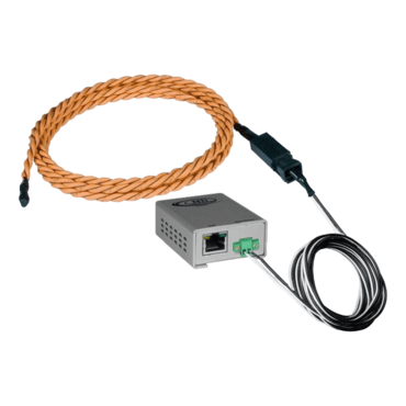 Legacy Liquid Detection Rope Sensor - Length 100 ft water sensor cable, 5 ft 2-wire cable
