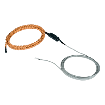 Liquid Detection Sensor, Plenum Rope-Style - Length 50 ft water sensor cable, 100 ft 2-wire cable