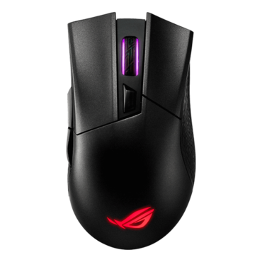 ROG Gladius II Wireless, RGB, 16000-dpi, Wired/Bluetooth/Wireless, Black, Optical Gaming Mouse