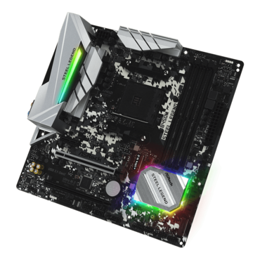 B450M Steel Legend, AMD B450 Chipset, AM4, HDMI, microATX Motherboard