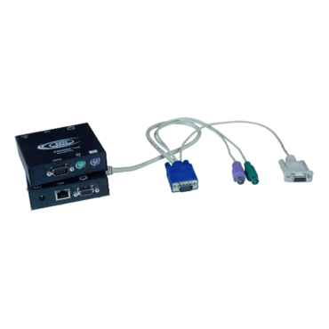 VGA PS/2 KVM Transmitter with RS232: 600 feet